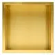 Półka wnękowa Wall Box 30 x 30 x 10 cm gold stal nierdzewna z kołnierzem